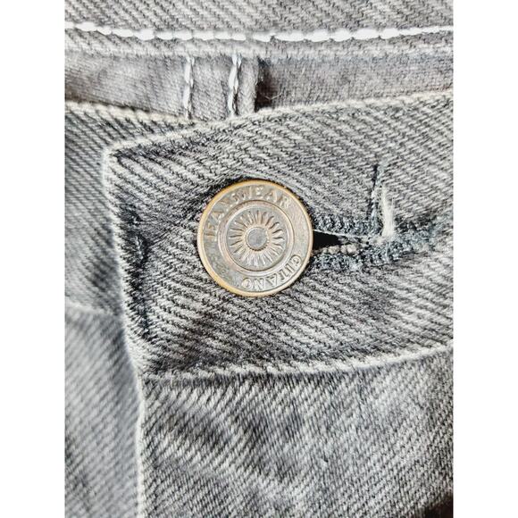 Vintage Gitano 90s Womens High Rise MOM Jeans Distressed Black 26 True Waist - Picture 5 of 9